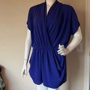 Brilliant blue mini dress/tunic by Rachel Roy